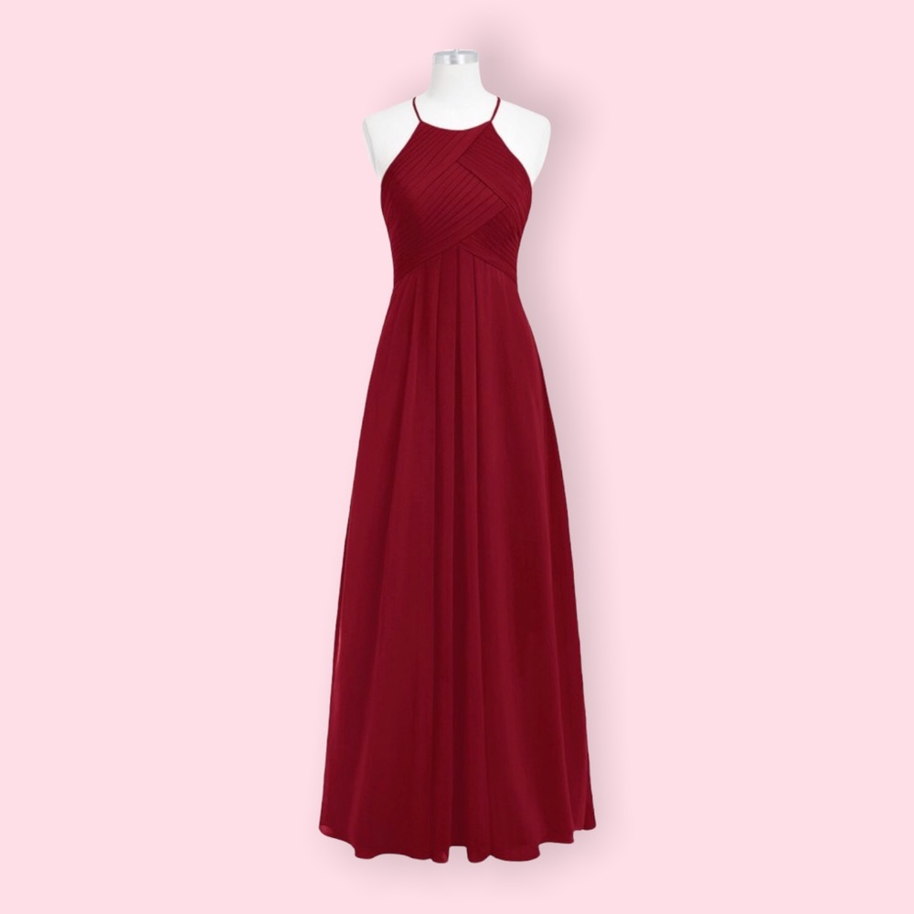 Azazie Ginger Formal Chiffon Full Length Gown 👗